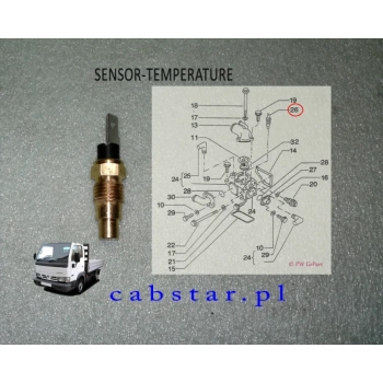 czujnik temperatury CABSTAR BD30 '98-'06