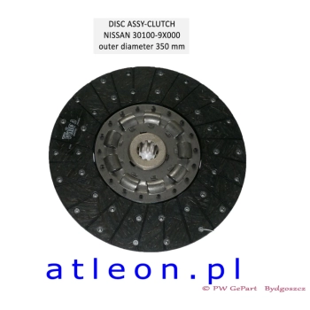 tarcza sprzęgła ATLEON B660 '99-'06 350 mm