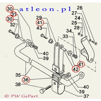wspornik stabilizatora ATLEON '99-'06